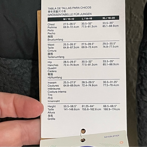 NWT THE NORTH FACE Boys' Forrest Mixed-Media Full Zip Fleece Jacket Asphalt GreY - Picture 12 of 12